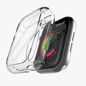 Apple Watch Case Transparent Clear Cover Apple Watch 5 6 7 Series 45mm 1 PC OrB5